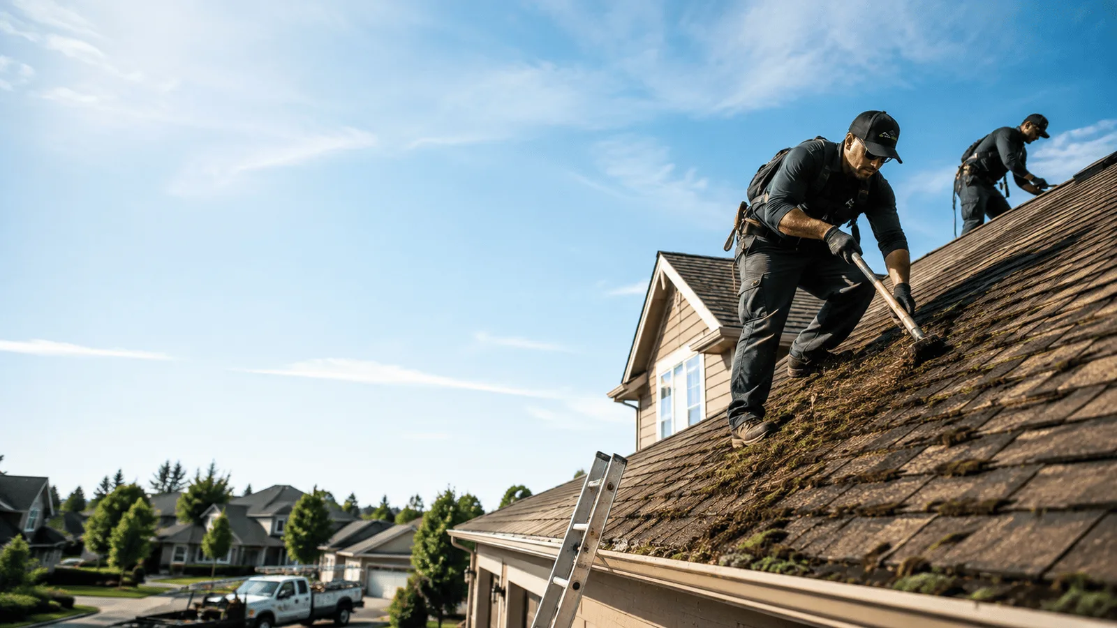 Roof Moss Removal in Camp Dennison, OH near me